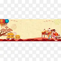 淘宝鸡年中国风海报背景