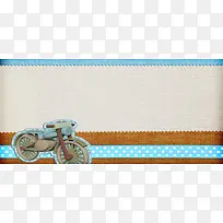 自行车装饰背景图片