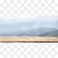 木板大山图片素材