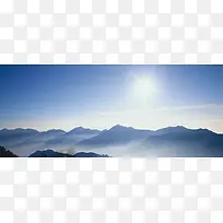 古典山水风景背景