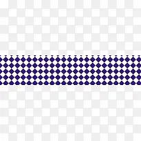 蓝白菱形纹理背景图