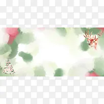 淘宝圣诞主题海报海报banner背景
