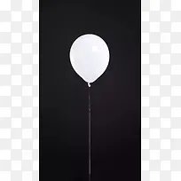 简约黑白气球H5背景