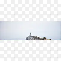 淘宝时尚大气冷色海报banner