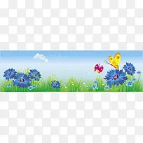夏日banner背景