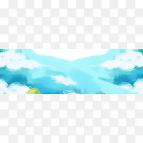 浪漫梦幻小清新元素插画卡通