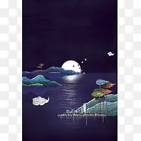 地产海报背景素材