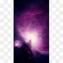 紫色星空H5背景