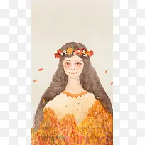 暖色背景H5