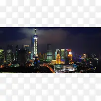 夜景城市海报素材