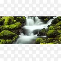 山水自然美丽风景banner