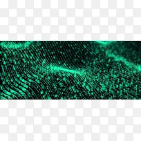 绿色数字背景