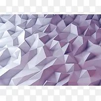 立体几何白色紫色渐变高清背景