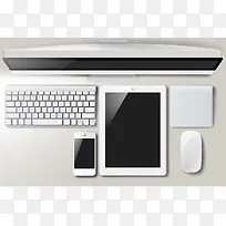 电脑平板键盘印刷背景