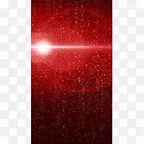 闪烁星空红色商务H5背景素材