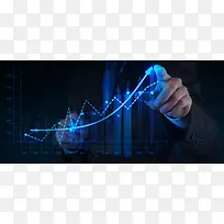 科技商务互联网触屏背景banner