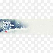 冬季下雪背景