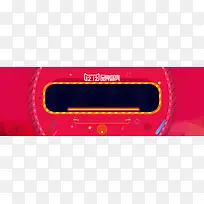 红色喜庆banner背景
