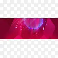 大气炫酷立体块背景banner