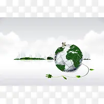 生态环保海报背景素材