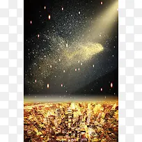 大气黑金房地产荣耀开盘