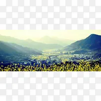 风景banner背景