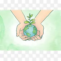 植树节世界环境保护日背景
