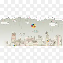 淘宝手绘背景