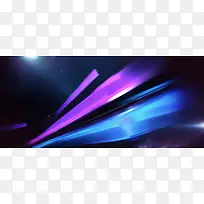 大气炫酷几何光束线条背景banner