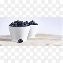 小清新蓝莓背景图