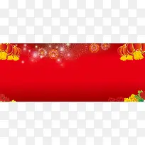 红色喜庆新年banner背景