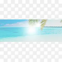 海滩背景图
