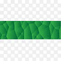 绿色抽象几何banner