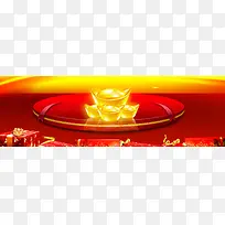 中国风喜庆新年元宵节背景banner
