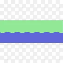 扁平化 海报 素材  波浪
