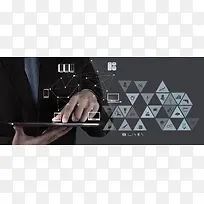 互联网商务触屏背景banner