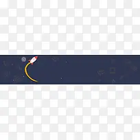 蓝色卡通手绘母婴海报banner