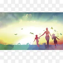 放飞梦想背景素材