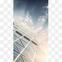 商务建筑H5背景