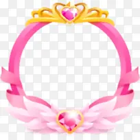 粉红公主头像框