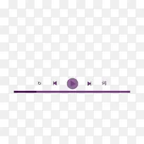 紫色播放器图标