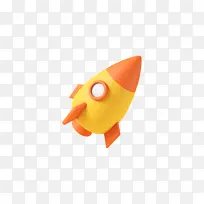 3D立体建模小火箭