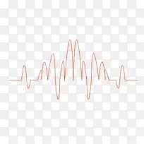 黄色音频声波电流线条元素素材