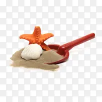 沙滩玩具海星铲子