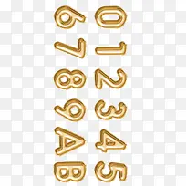 生日气球字母数字