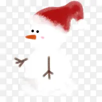 可爱简单风圣诞节雪人