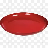 红色的水果盘子