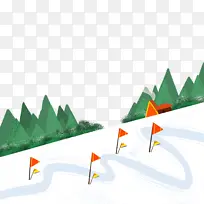 冬奥会滑雪场地