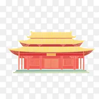 古代建筑物，楼房，阶梯
