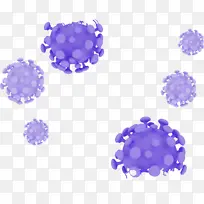 紫色新型冠状病毒PNG
